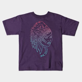 Purple fawn Kids T-Shirt